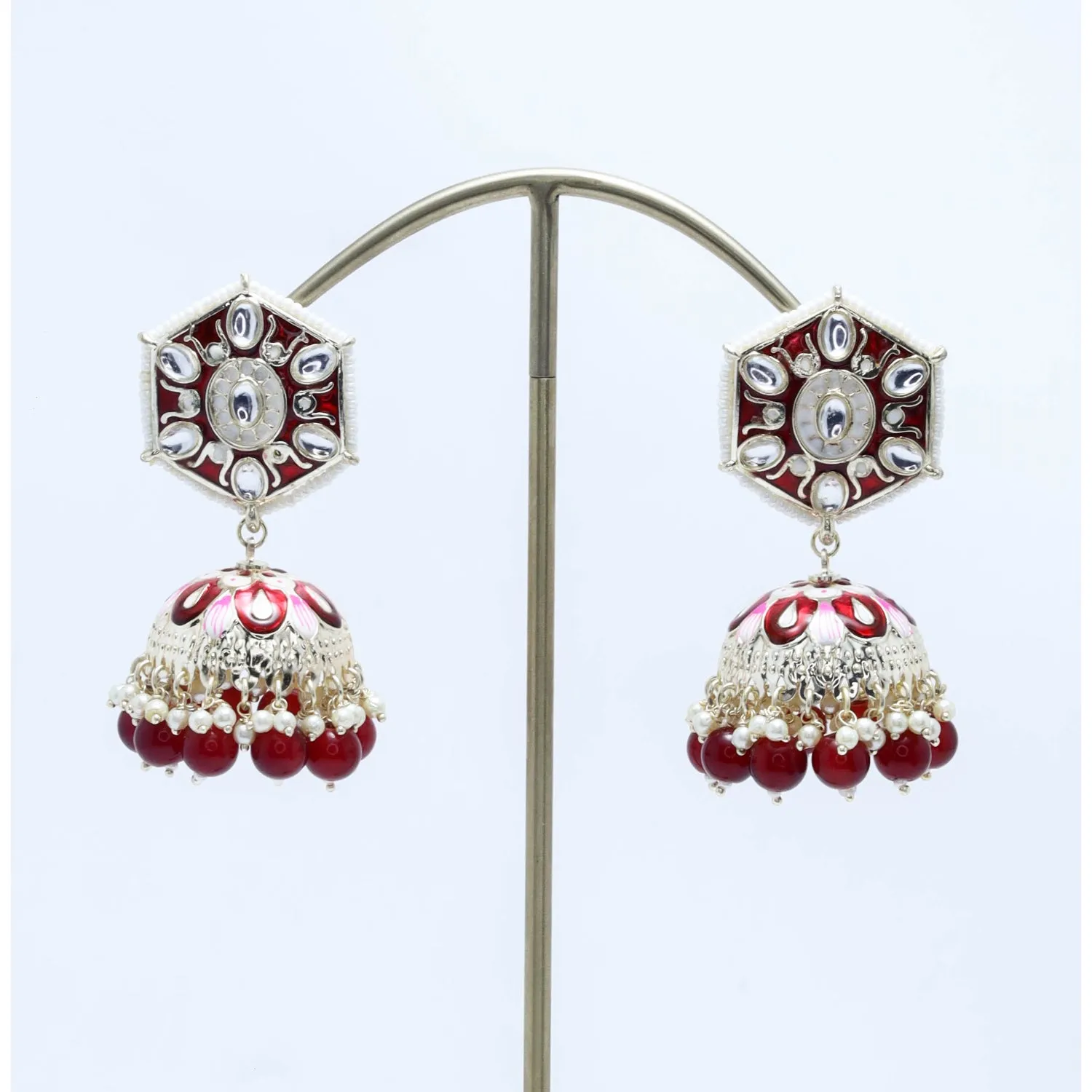 Kaira Meenakari Earrings