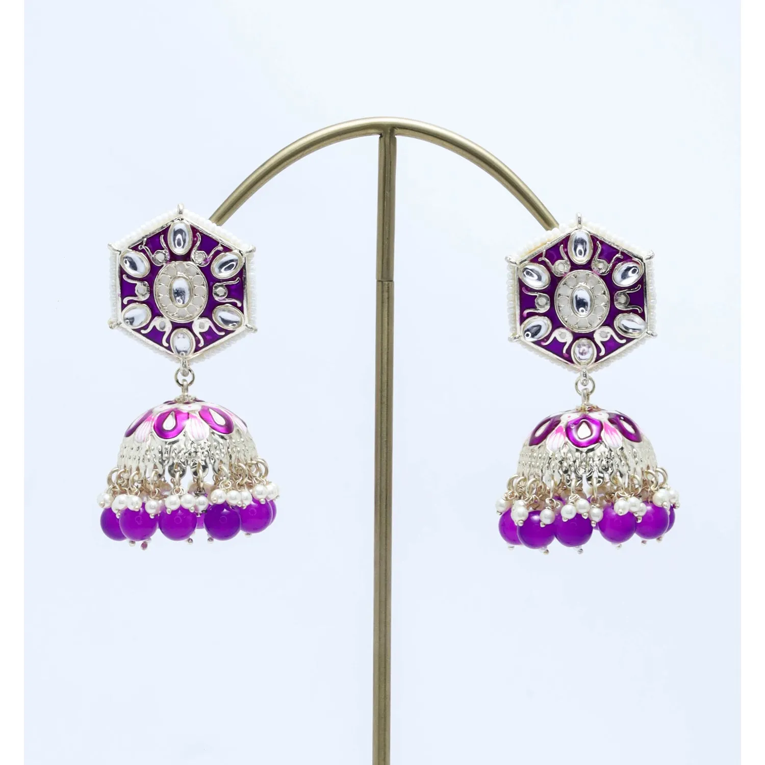 Kaira Meenakari Earrings