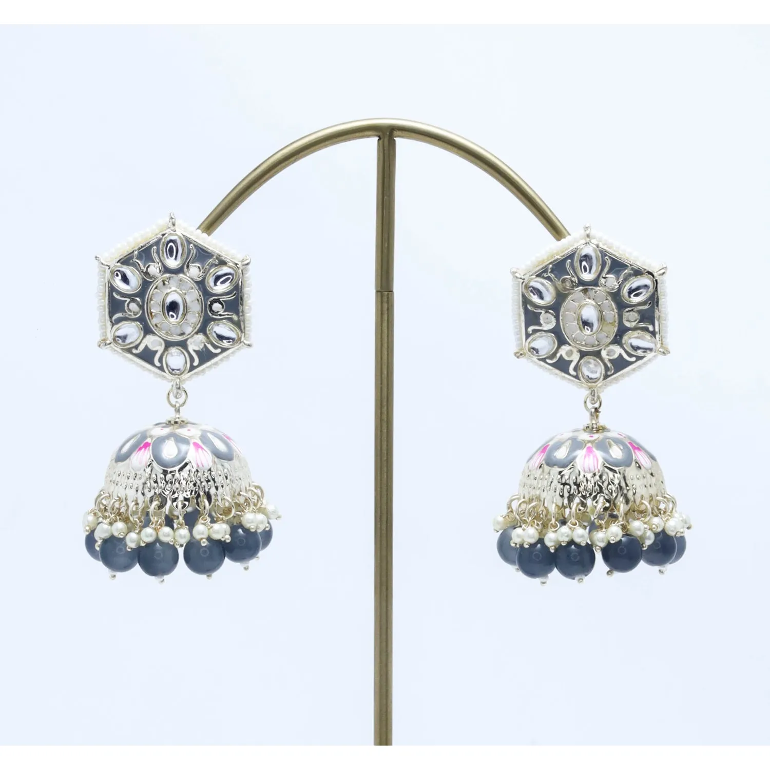 Kaira Meenakari Earrings