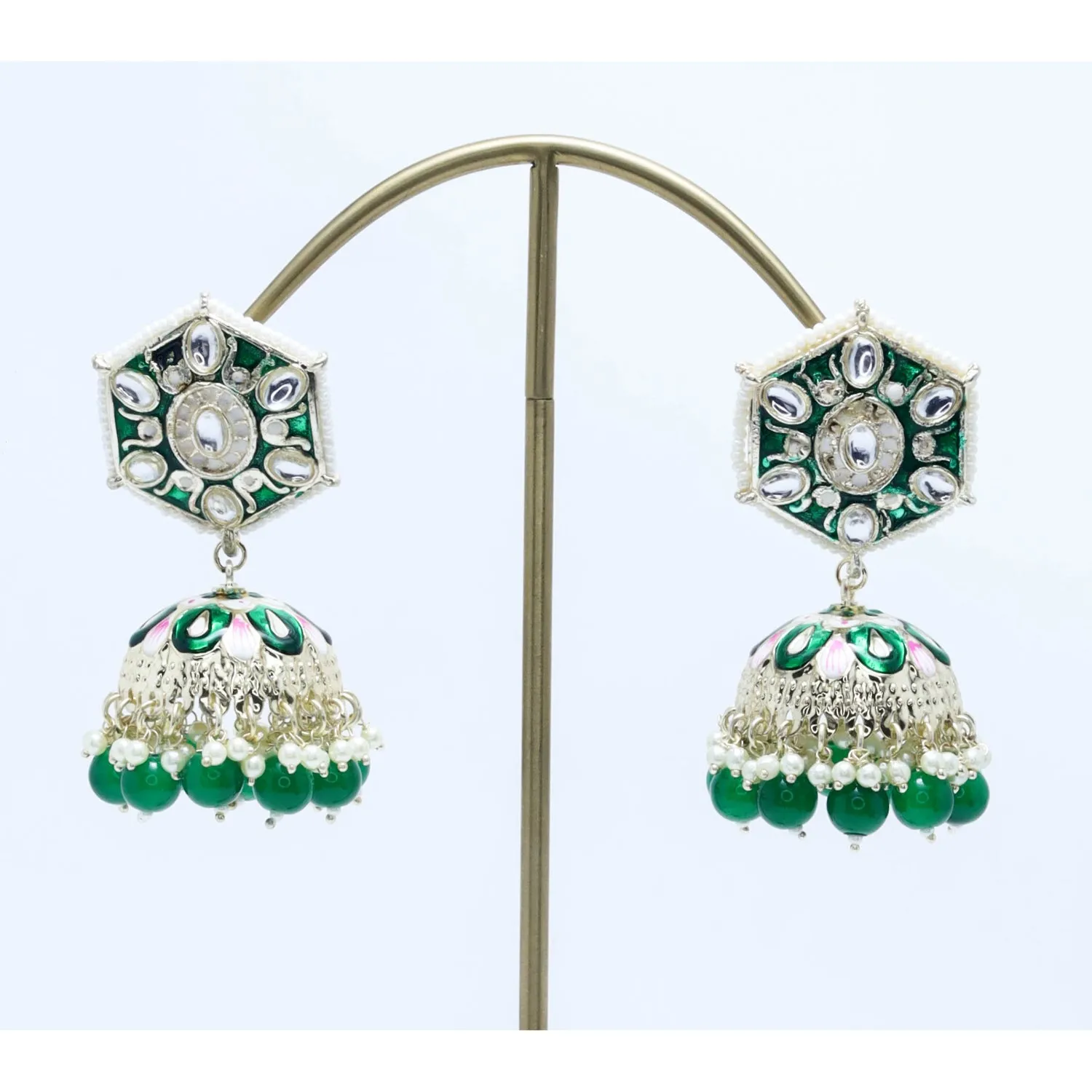 Kaira Meenakari Earrings