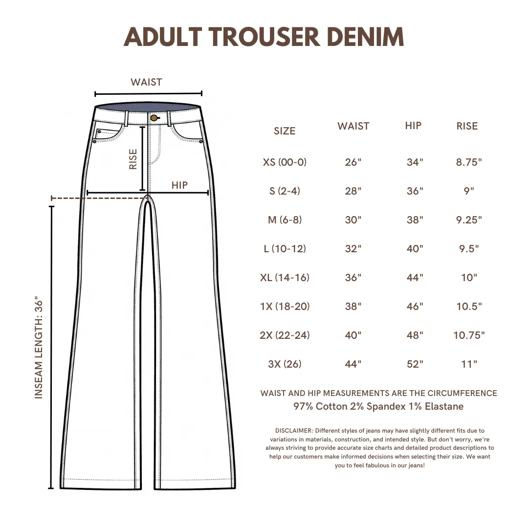 LIGHT WASH DISTRESSED SIGNATURE TROUSER DENIM