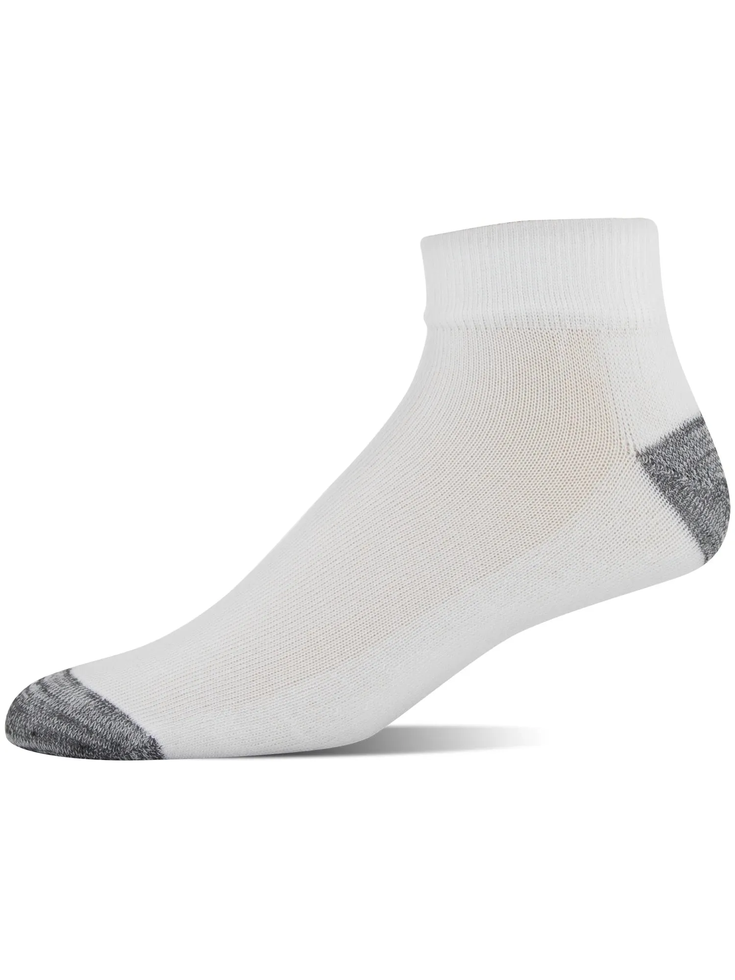 Men's Half Cushion Terry Low Cut Casual Socks, OS One Size, 12-Pack