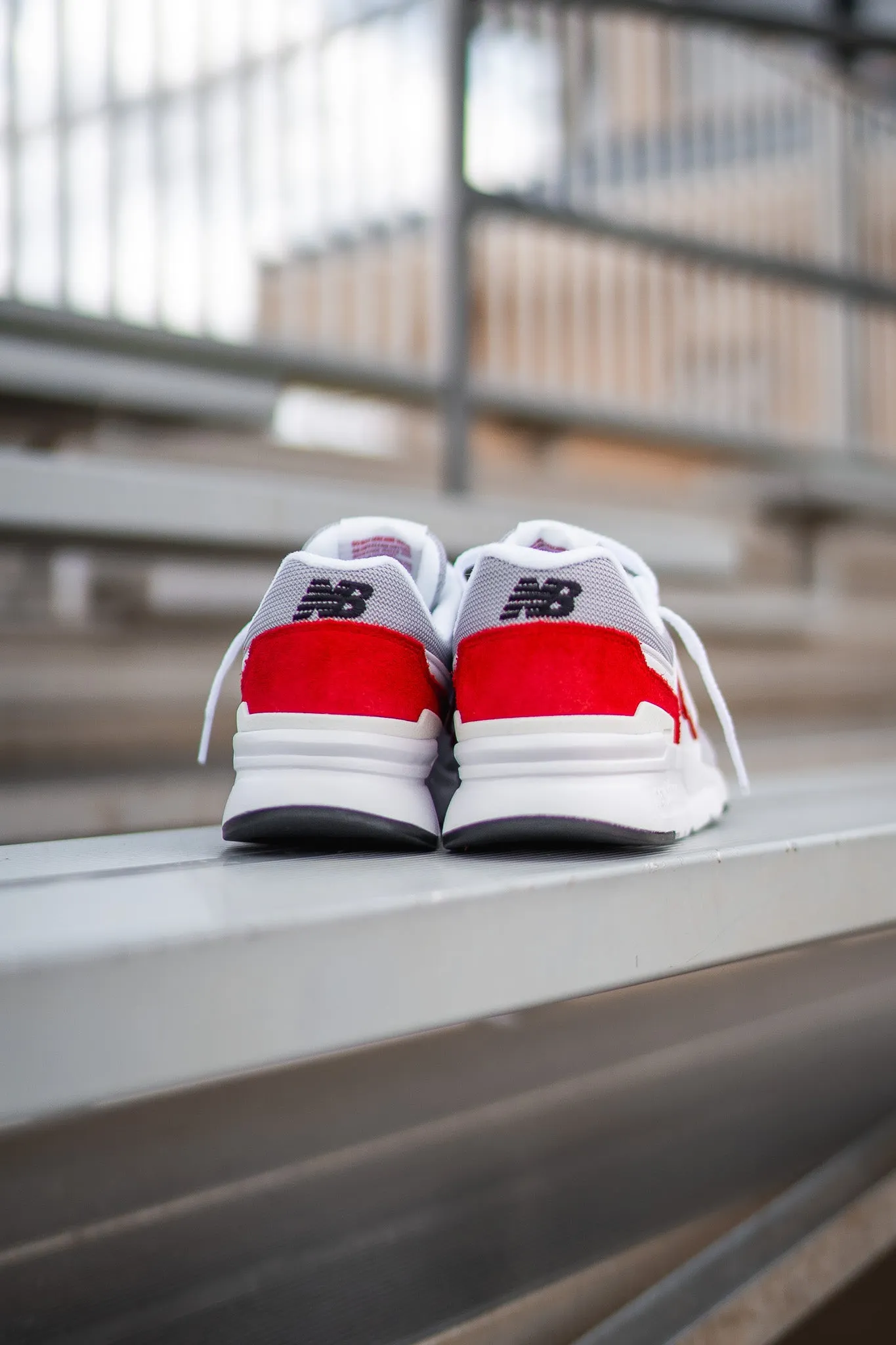 Mens New Balance 997H (White/Red) - CM997HOE