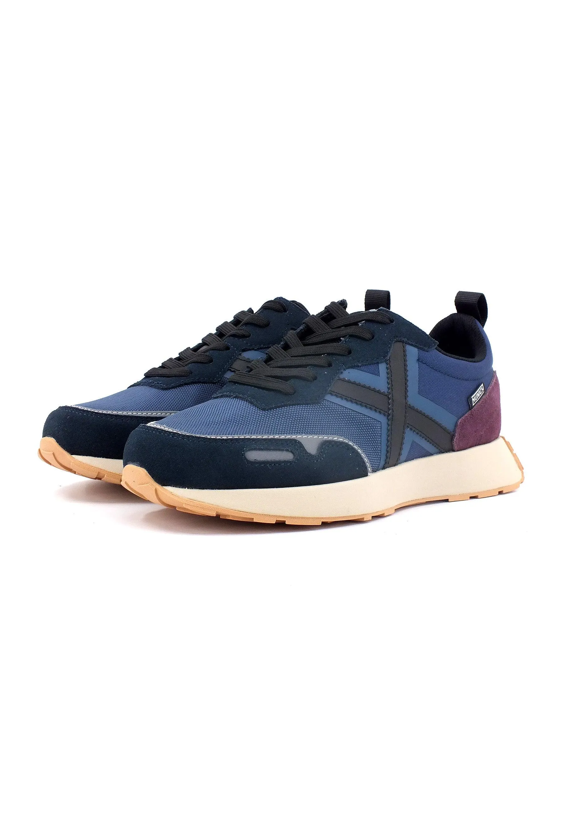 MUNICH Xemine 44 Sneaker Uomo Navy Purple 8907044