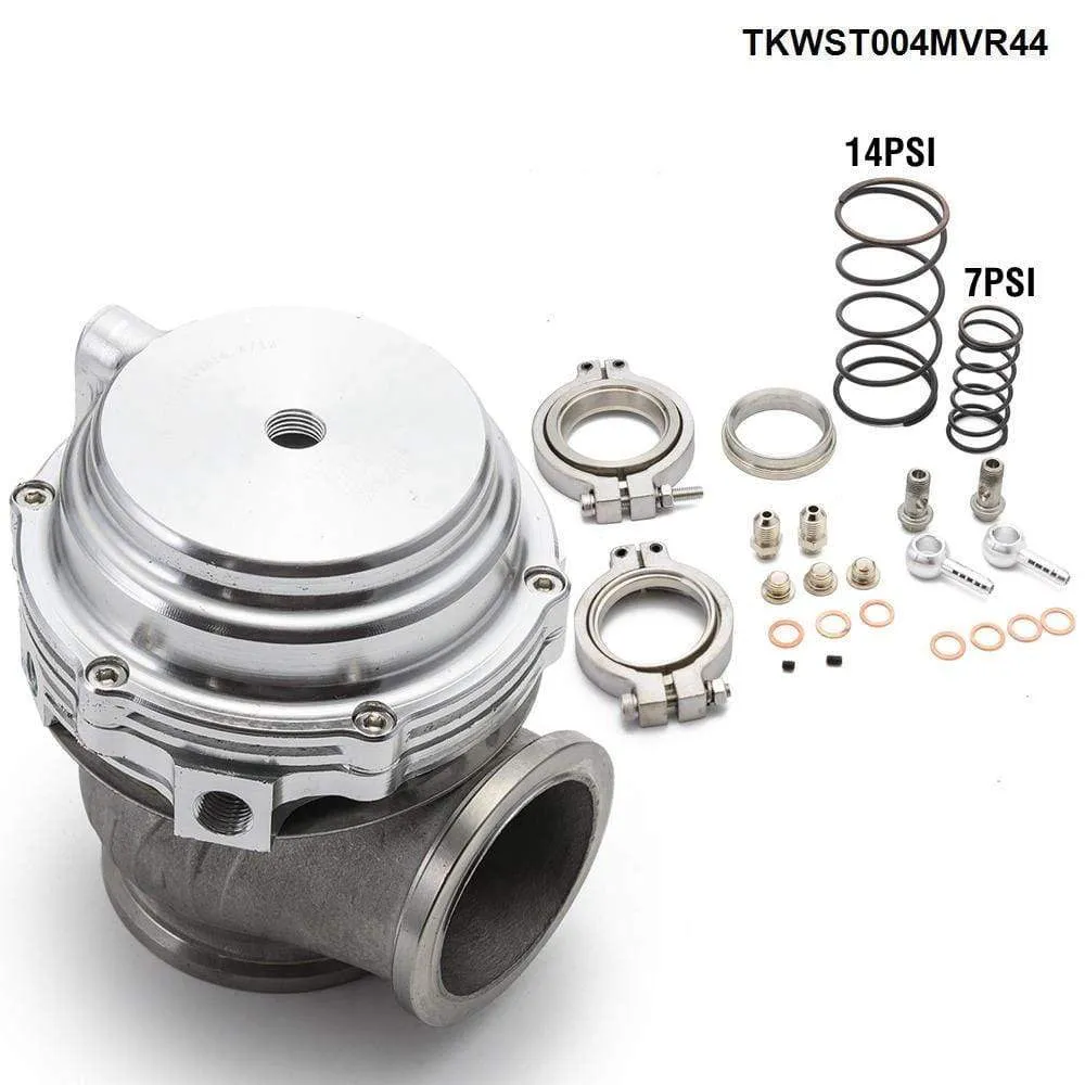 MVR 44mm V Band External Wastegate Kit 24PSI Turbo Wastegate with V Band Flange TKWST004MVR44