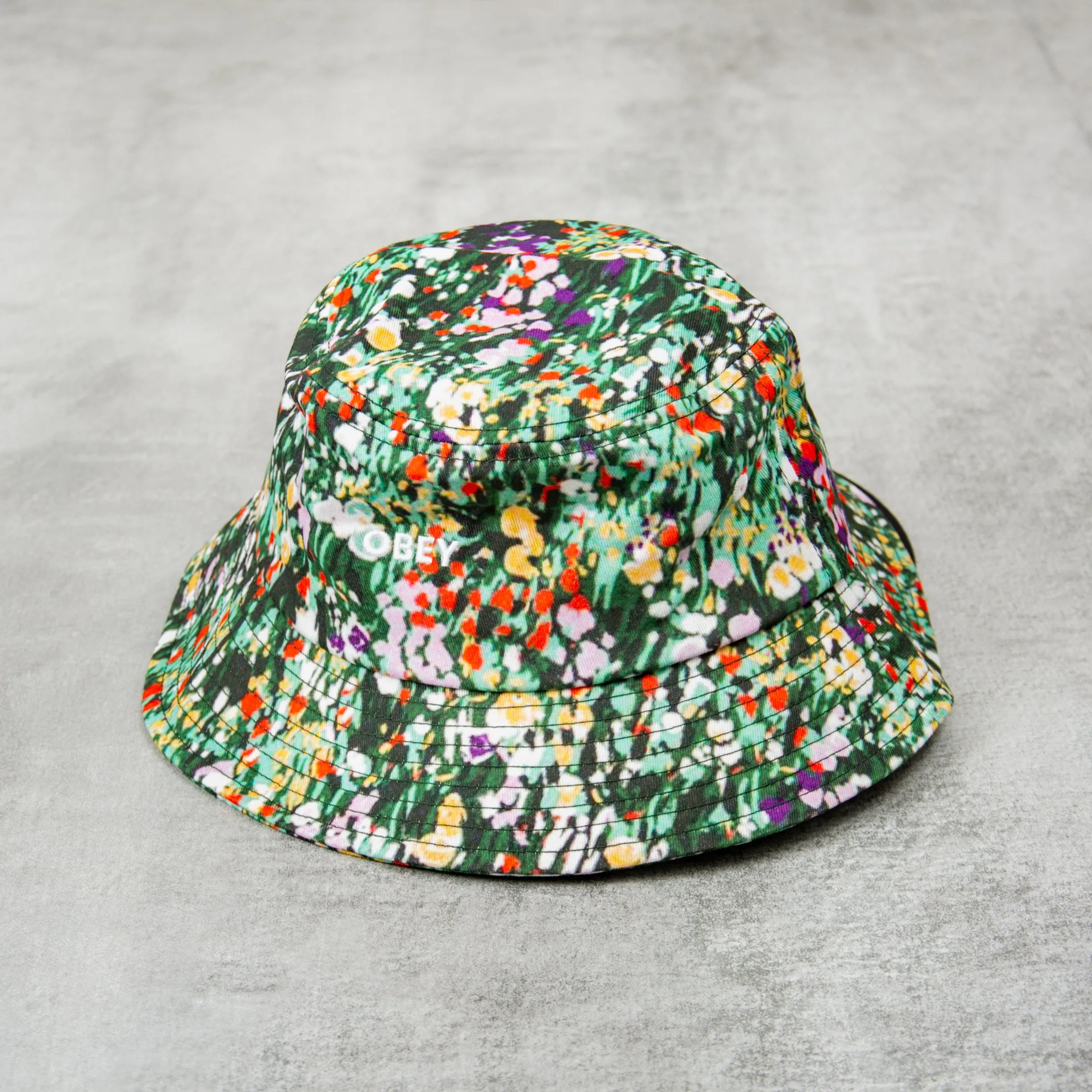 Obey Garden Bucket Hat - Green Multi