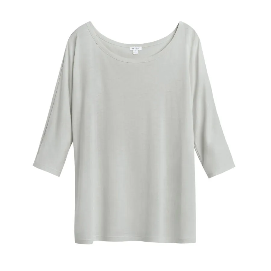 Organic Pima Drape-Back Top