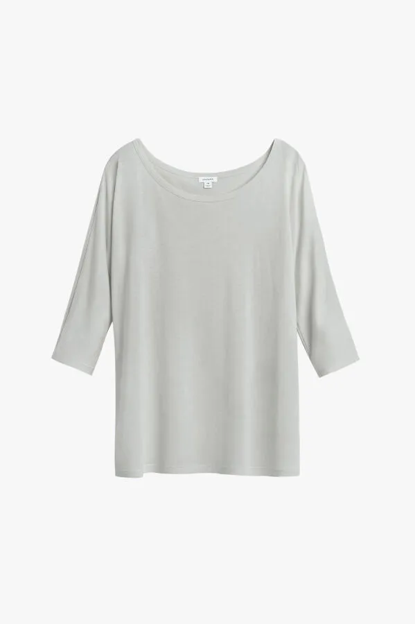 Organic Pima Drape-Back Top