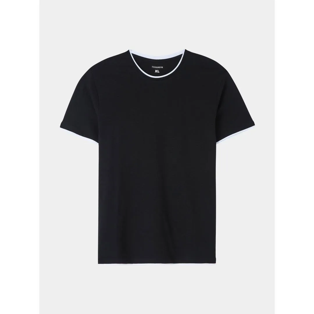 Plain Doubled T-Shirt