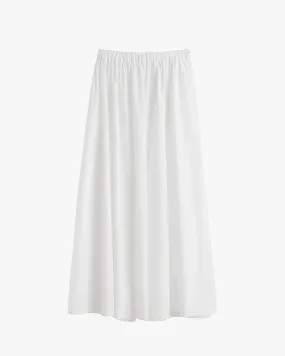 Poplin Gathered Skirt