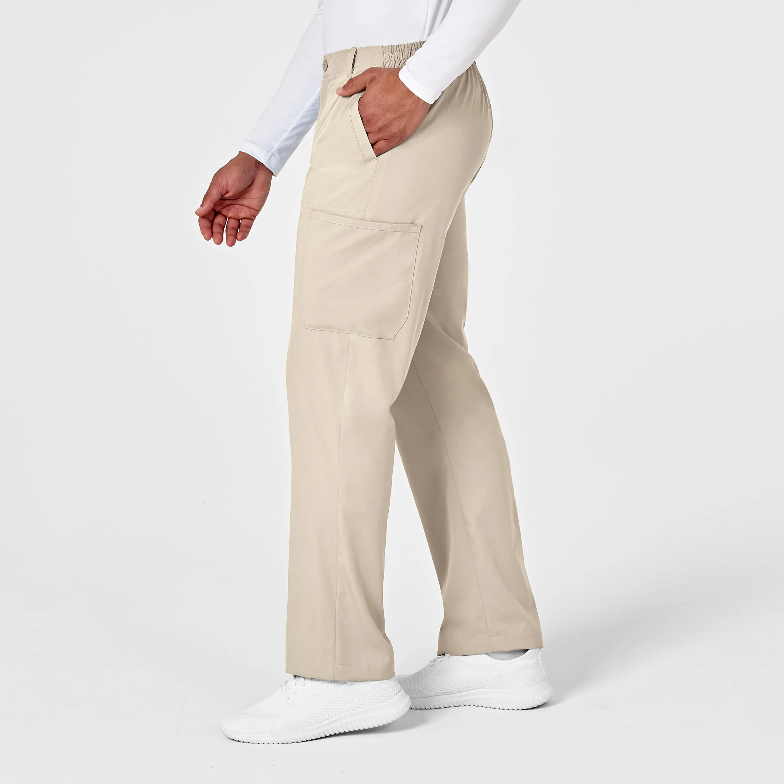 PRO Men's Cargo Scrub Pant - Khaki