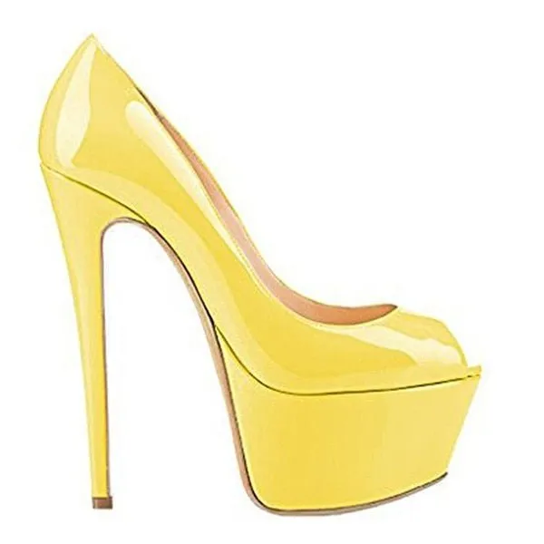 Pumps Queen Parda (Yellow)