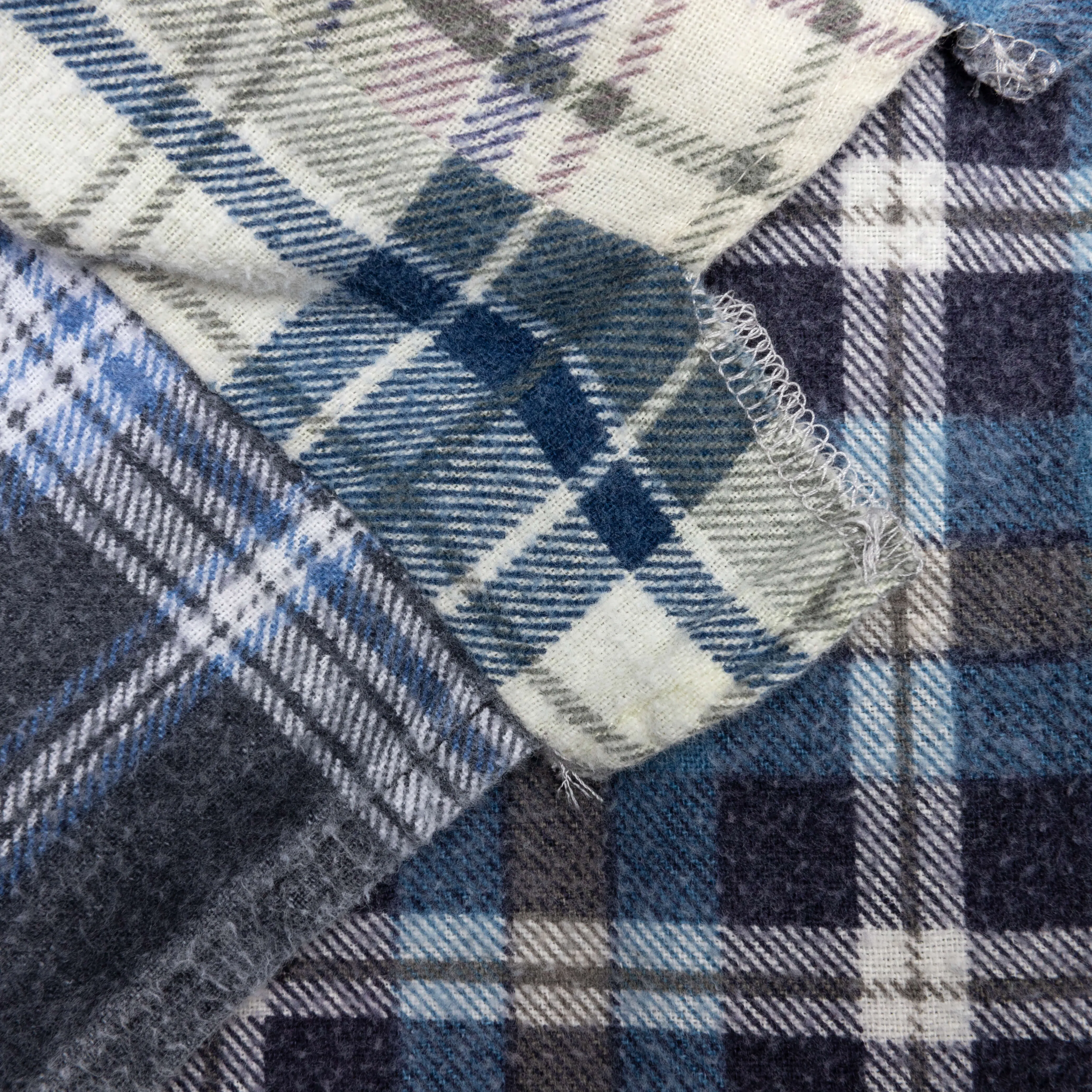 Rebuild by Flannel Shirt 7 Cuts Shirt - Navy/Blue