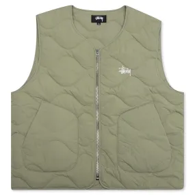 Recycled Nylon Liner Vest - Coyote