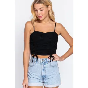 Ruched Side Shirring Cami Top