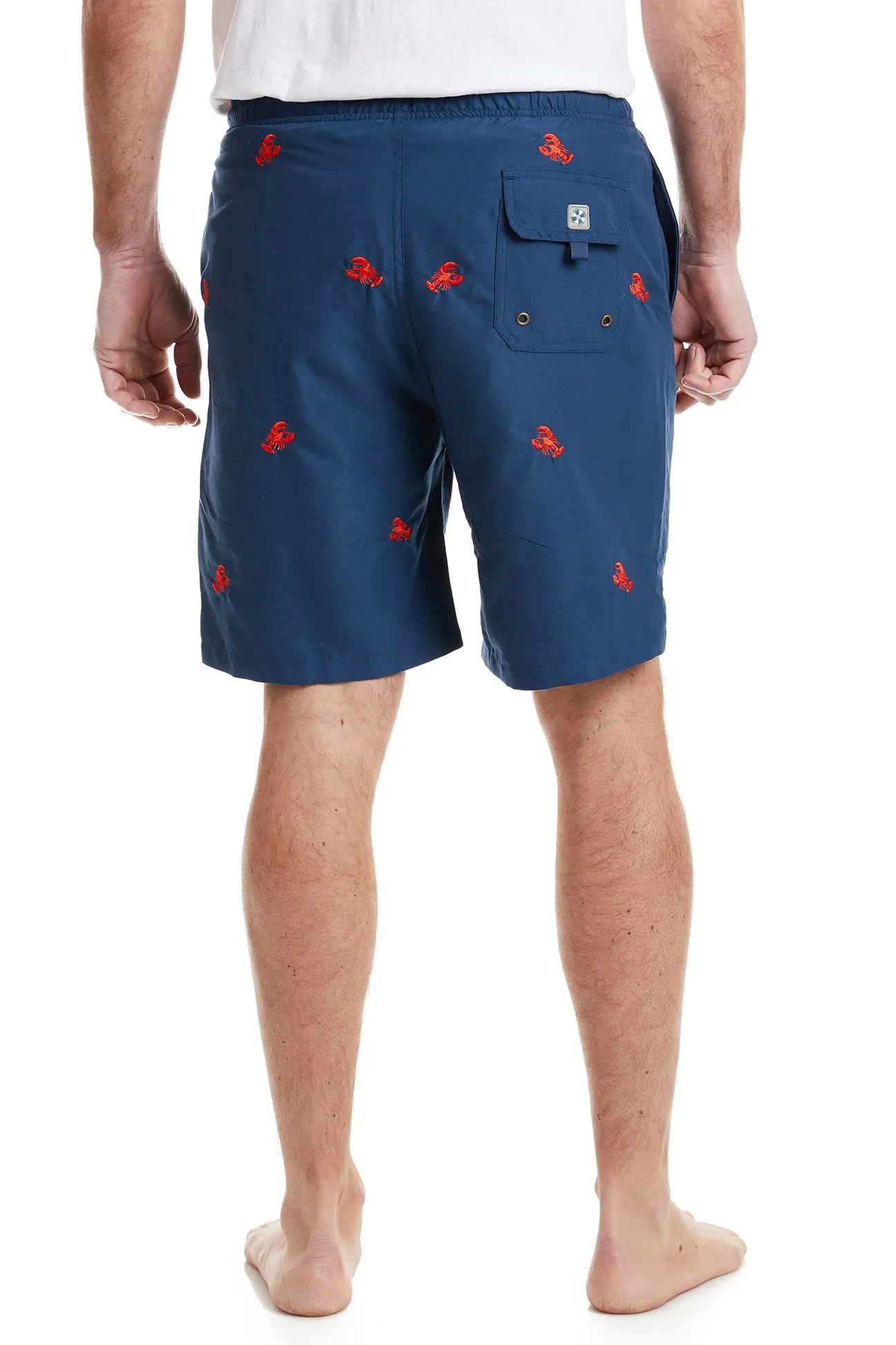 Sandbar Swim Suit Nantucket Navy with Lobster