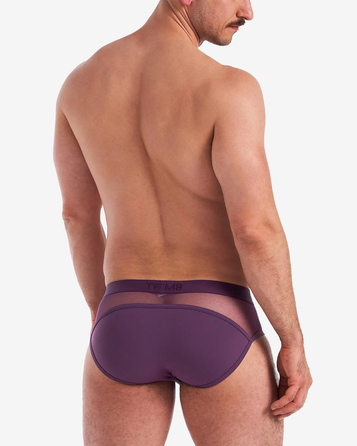 Score Sheer Brief - Plum Purple