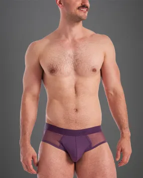 Score Sheer Brief - Plum Purple