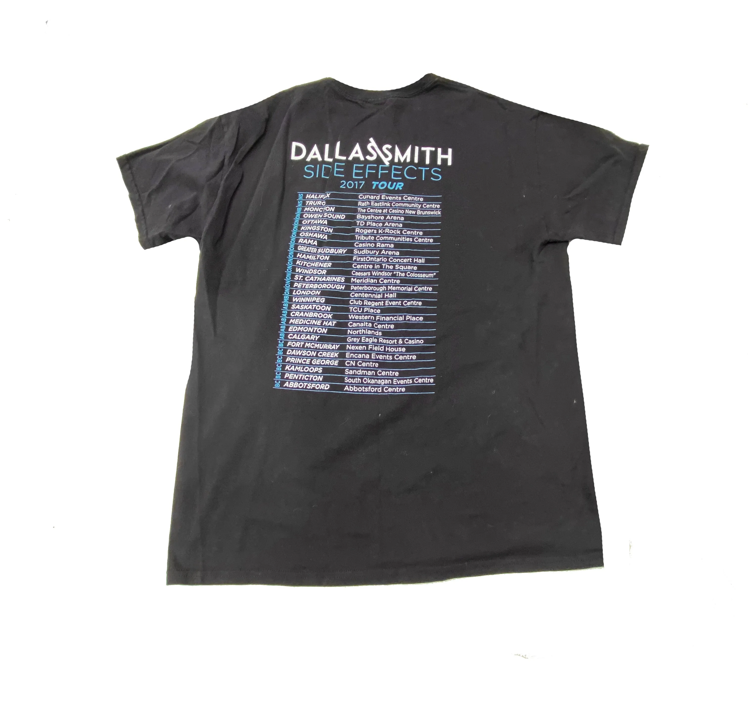 Secondhand Dallas Smith, 2017 Tour T-shirt