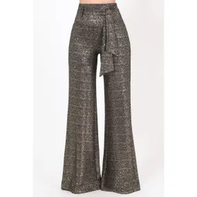 Shiny Paillette Pants