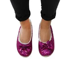 Snoozies Bling Slippers Various Colo