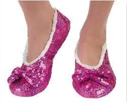 Snoozies Bling Slippers Various Colo