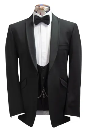 The Adelphi Black Classic Dinner Suit