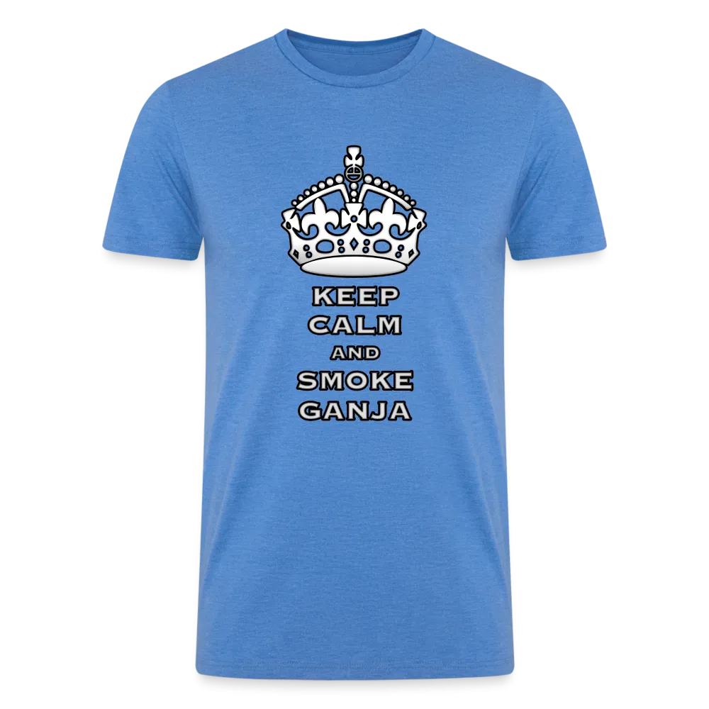 Tranquil High: Keep Calm and Smoke Ganja Tee by iZoot.com