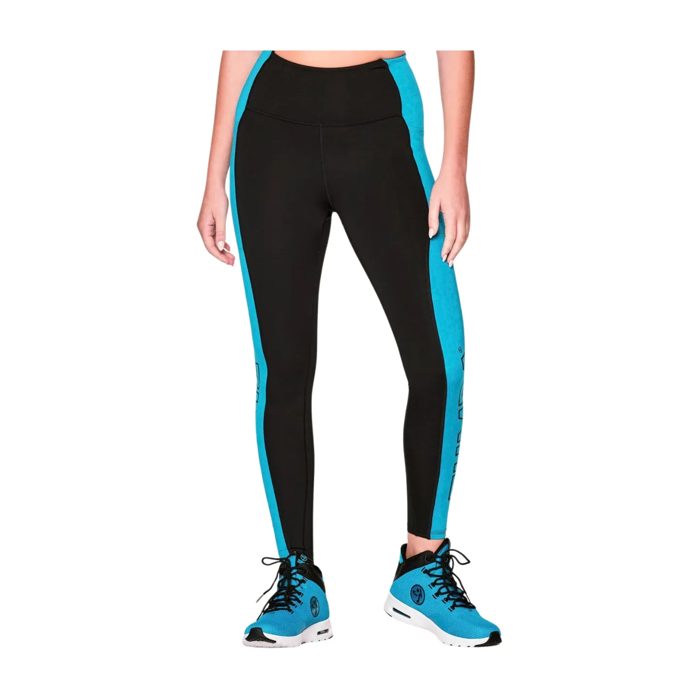 Zumba Electric Club High Waisted Ankle Leggings (Special Order)